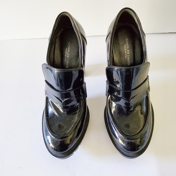 Charles David | Shoes | Nib Charles David Marley Loafer  Charles David Marley black patent leather loafers